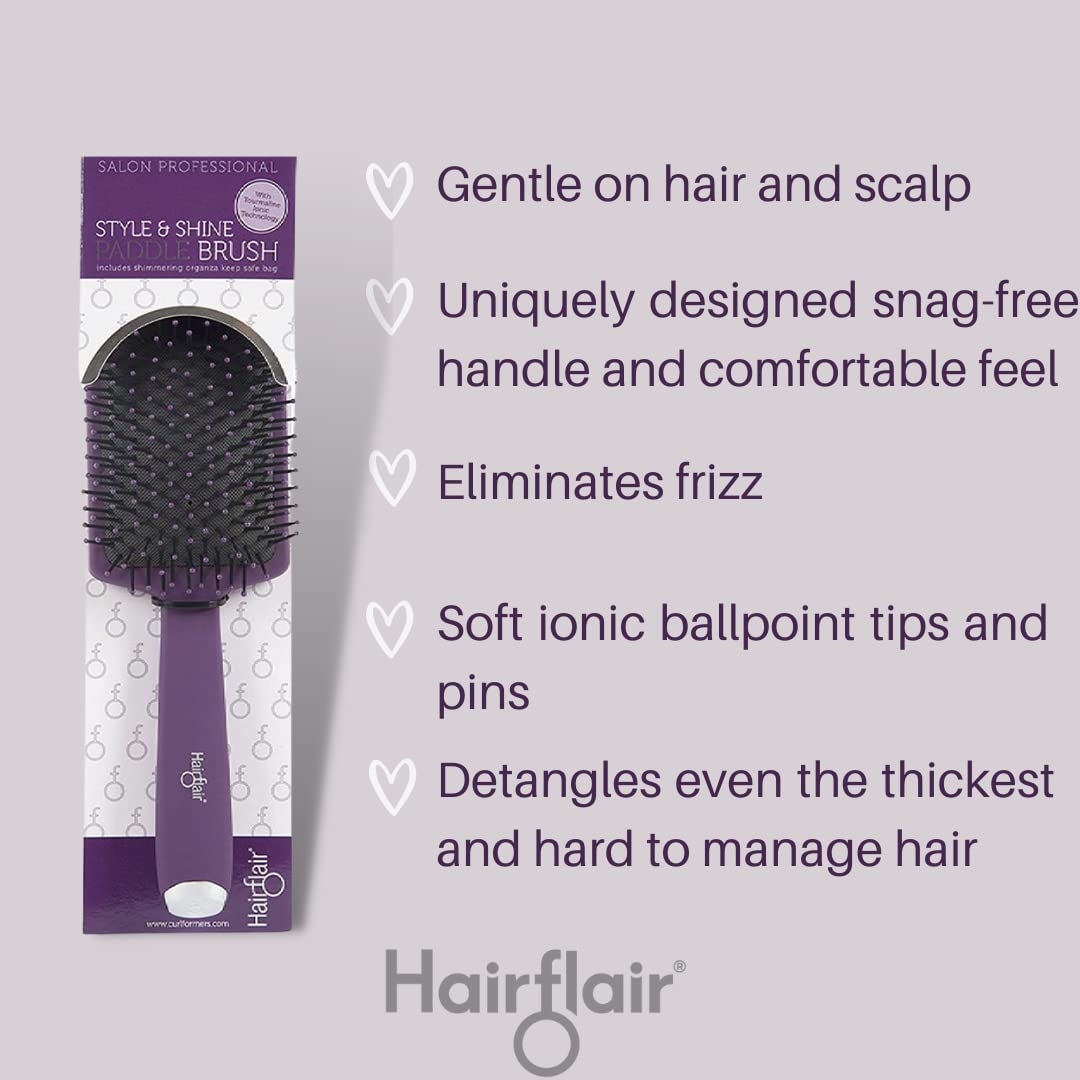 Style & Shine Paddle Brush Hairflair Styling Range