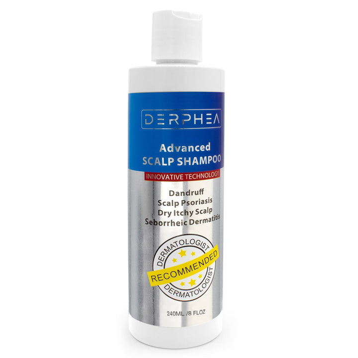 DERPHEA Dry Scalp Shampoo, Psoriasis, Seborrheic Dermatitis Shampoo,Safe Ingredients For All Skin Types