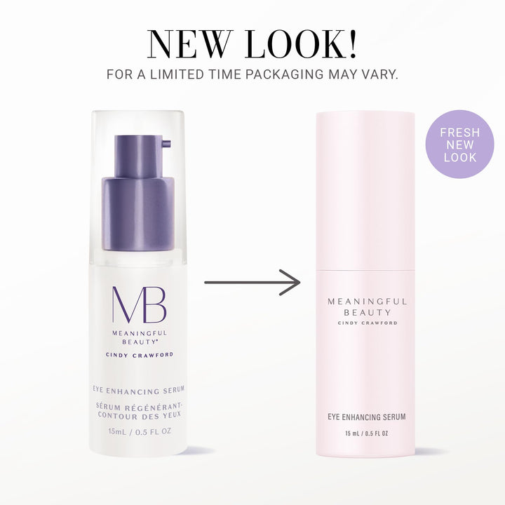 Meaningful Beauty by Cindy Crawford - Eye Enhancing Serum - Anti-Wrinkle Hydrating Formula - 0.5 Fluid Ounce - MT.0382
