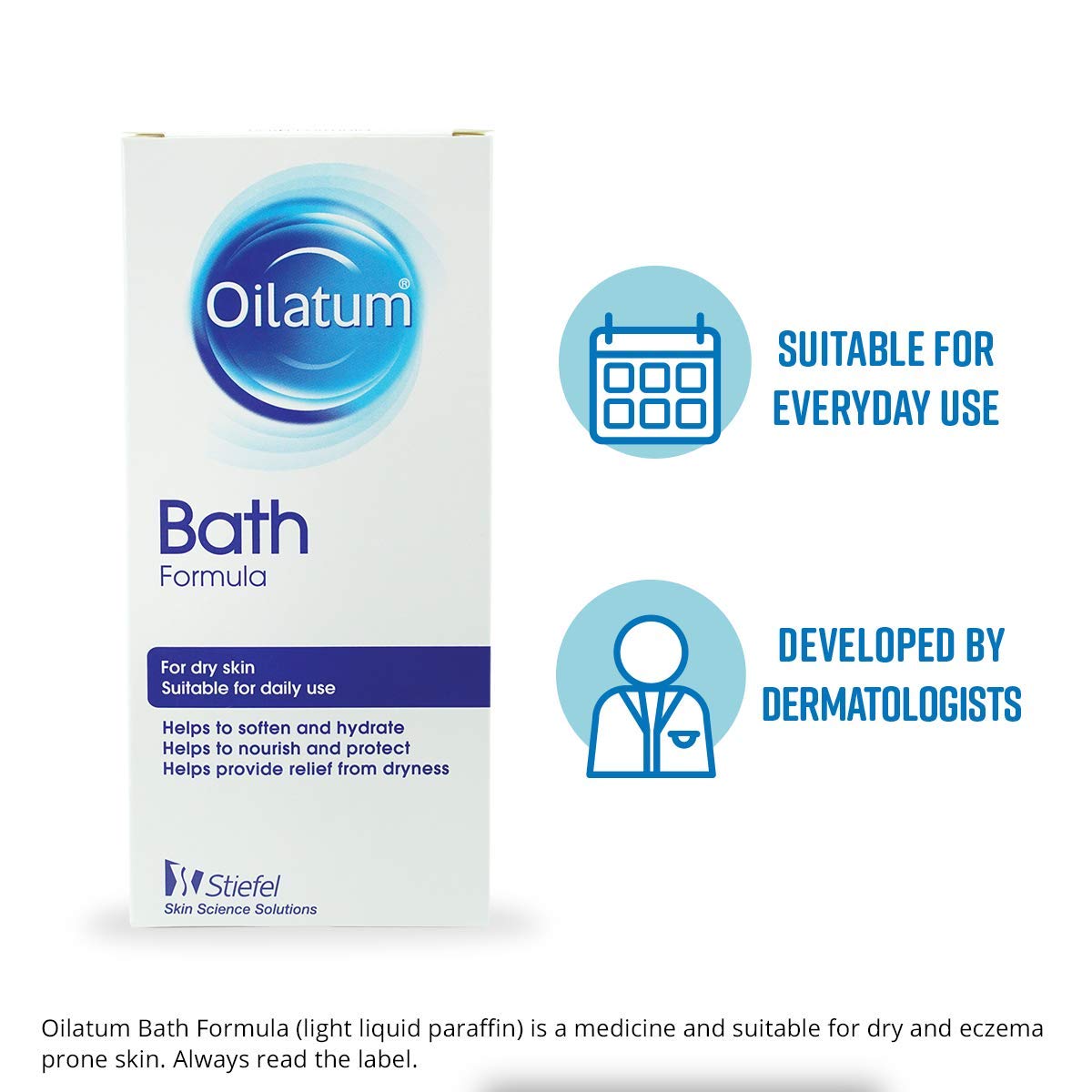 Oilatum Bath Formula 300ml, for Itchy Irritating Dry Skin Conditions