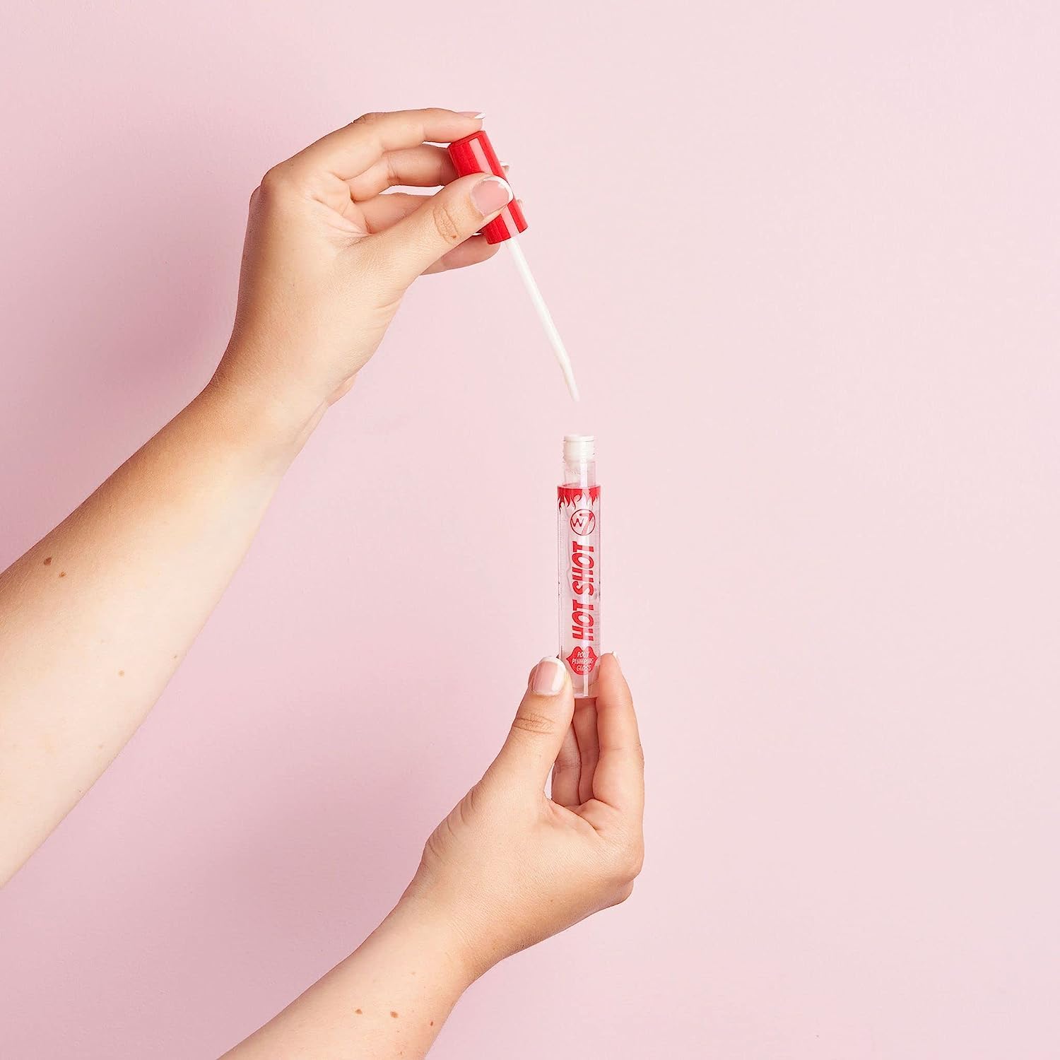 W7 | Hot Shot | Clear Lip Plumping Gloss | Vegan-Friendly Formula infused with HotFluxÃ‚® | Instant Lip Plump | Cruelty Free, Vegan Makeup For Women by W7 Cosmetics