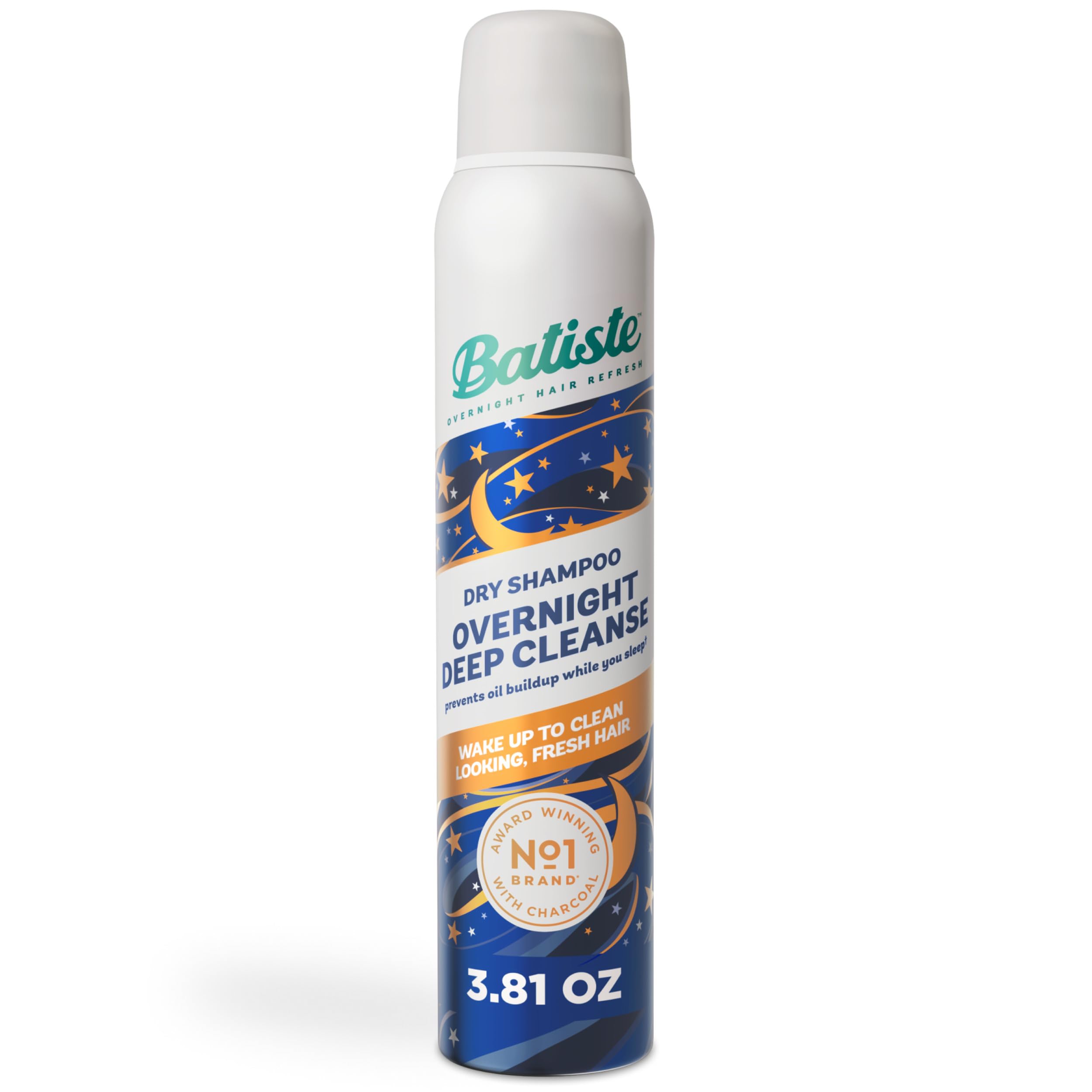 Batiste Overnight Deep Cleanse Dry Shampoo, Wake up to Beautiful Hair by Preventing Oil Build-up, 3.81 oz