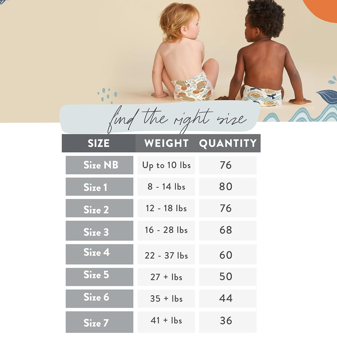 The Honest Company Clean Conscious Diapers | Plant-Based, Sustainable | Just Peachy + Flower Power | Club Box, Size 4 (22-37 lbs), 60 Count