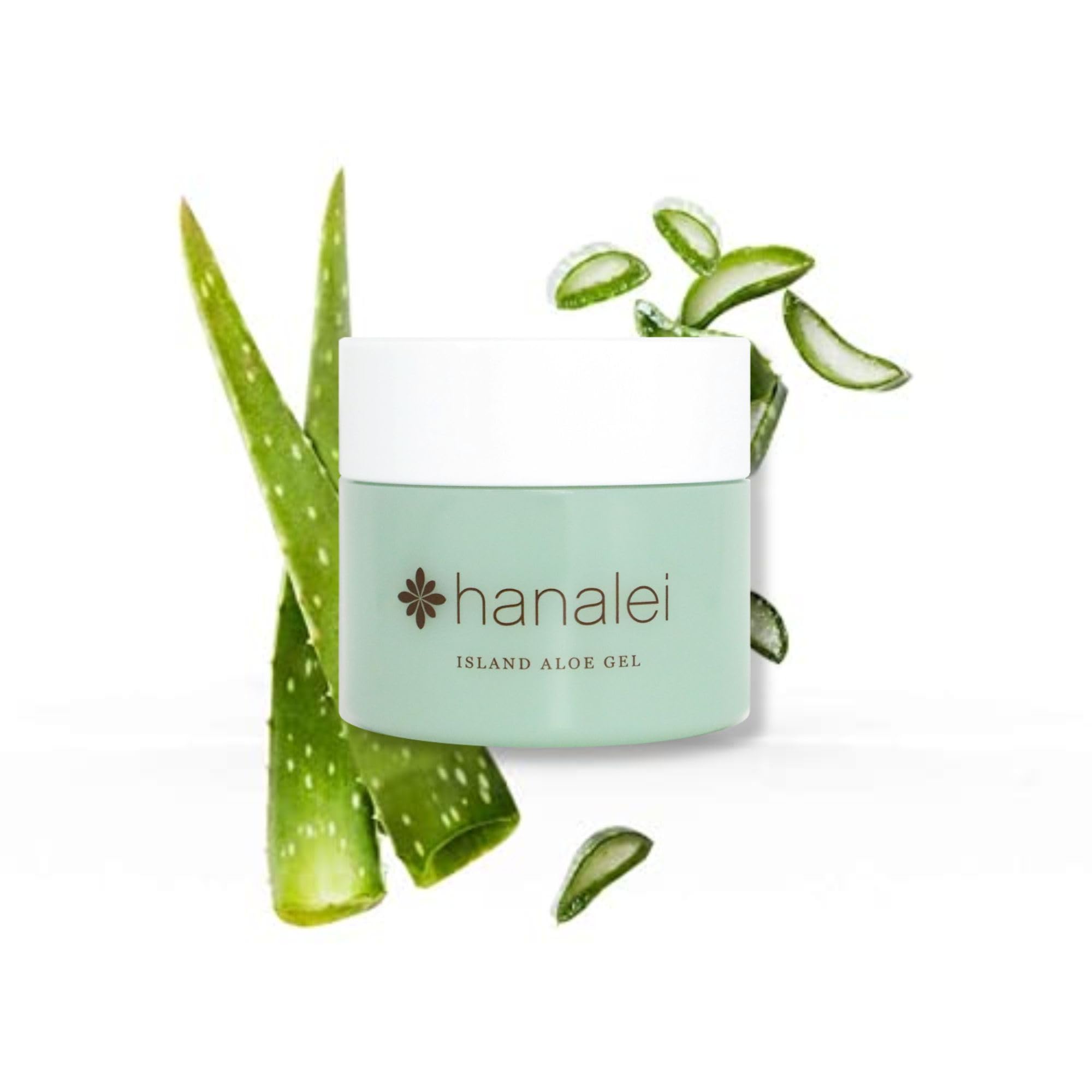 Aloe Soothing Gel (100g) with papaya enzyme, and infused with vitamins A, C, and E, from Hanalei Company