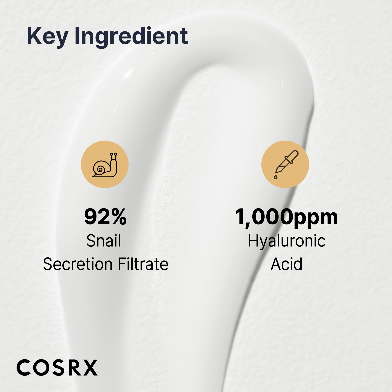 COSRX Snail Mucin 92% Moisturizer, Daily Repair Face Gel Cream Tube Type for Dry, Sensitive Skin, Not Tested on Animals, No Parabens, No Sulfates, No Phthalates, Korean Skin Care (7.05Fl Oz / 200g)