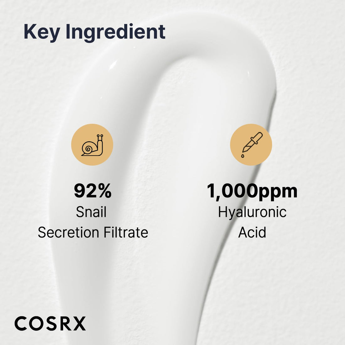 COSRX Snail Mucin 92% Moisturizer, Daily Repair Face Gel Cream Tube Type for Dry, Sensitive Skin, Not Tested on Animals, No Parabens, No Sulfates, No Phthalates, Korean Skin Care (7.05Fl Oz / 200g)