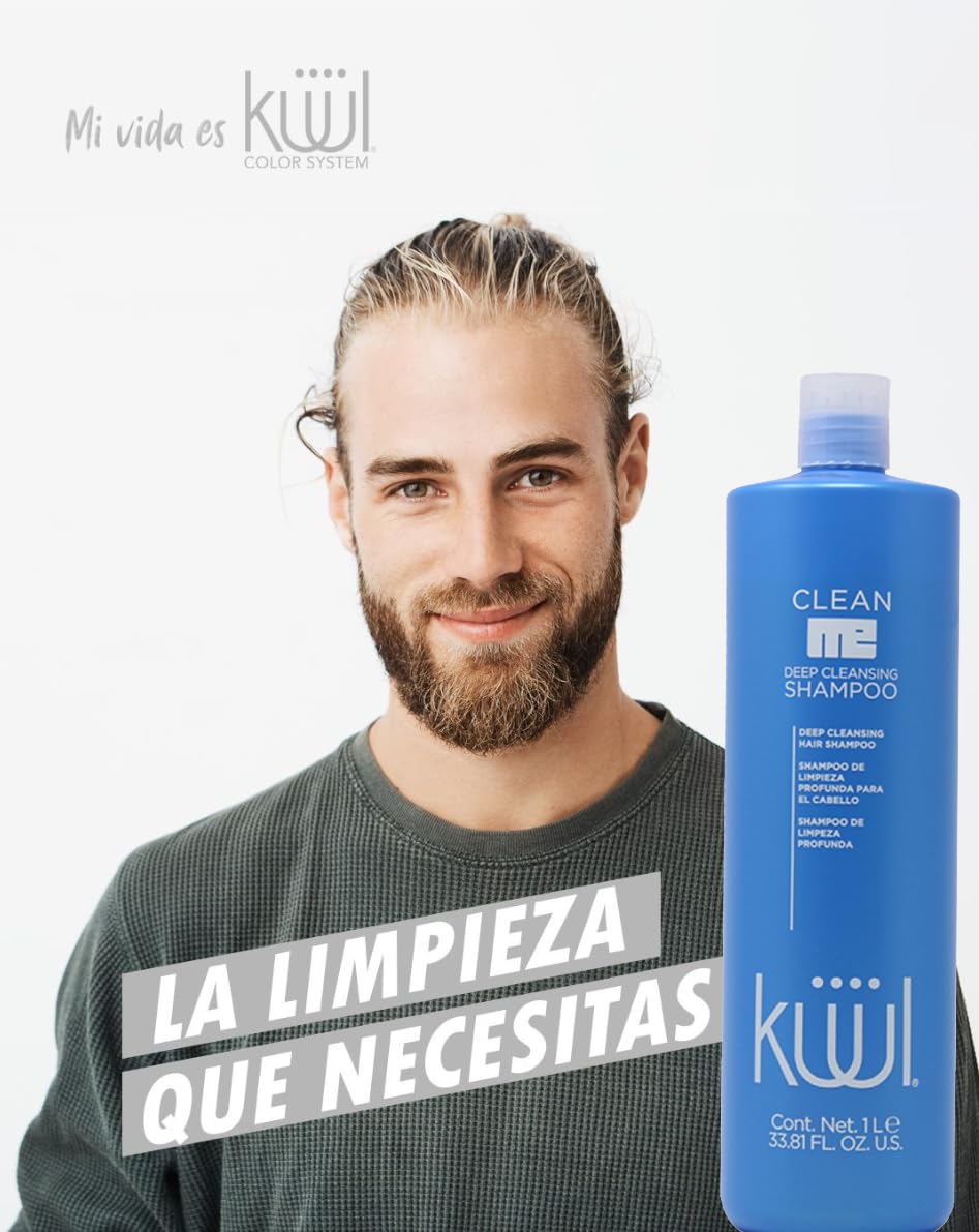 Kuul Shampoo - Deep Cleansing, 33.8 oz (1 L)