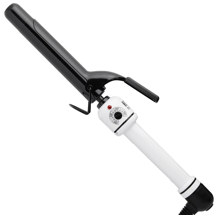 HOT TOOLS HTBW44 Spring Curling Iron, Black/White, 1 Inch by Hot Tools