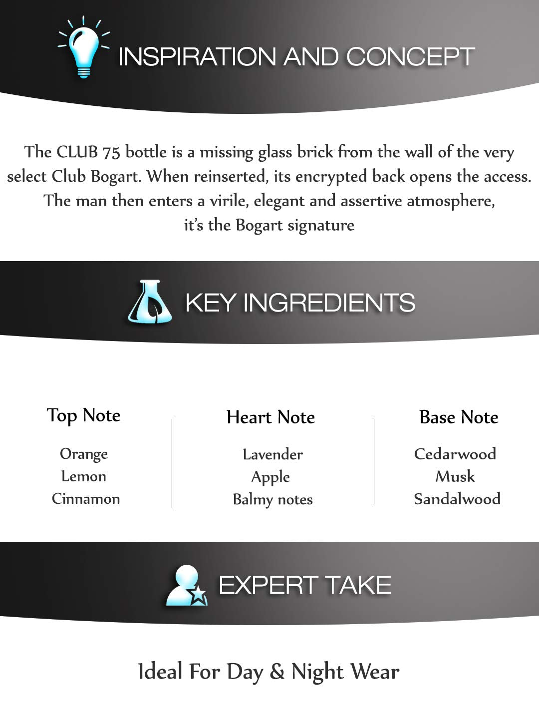 JACQUES BOGART Club 75 Eau de Toilette - 100 ml - For Men