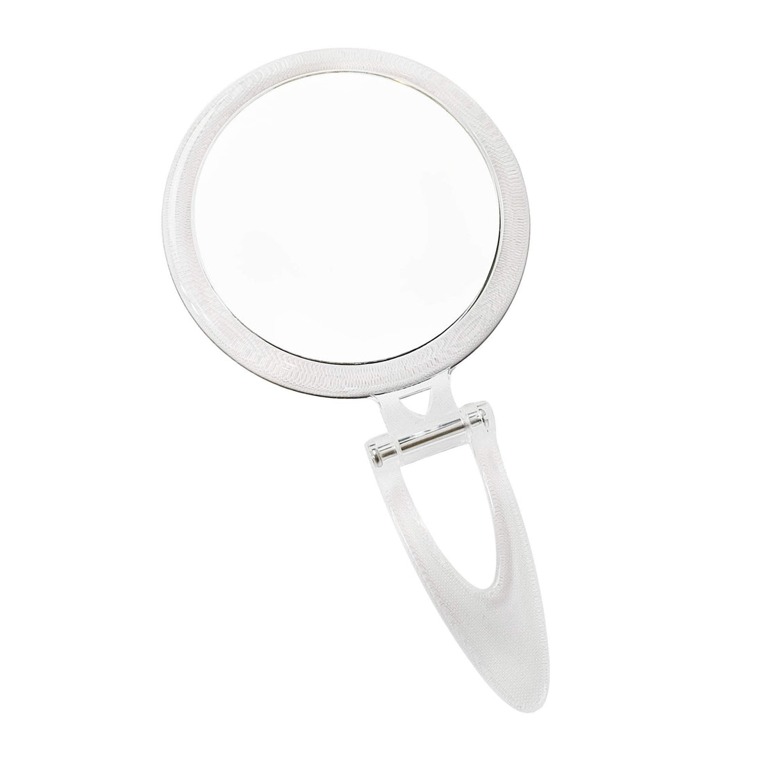 Rucci Normal View Acrylic Round Foldable Stand Mirror, 10X