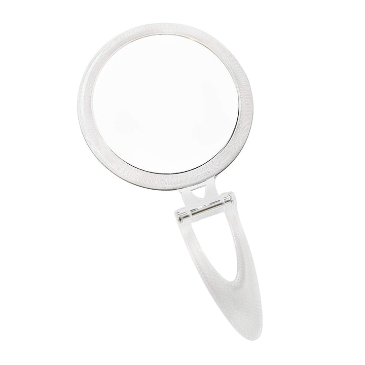 Rucci Normal View Acrylic Round Foldable Stand Mirror, 10X