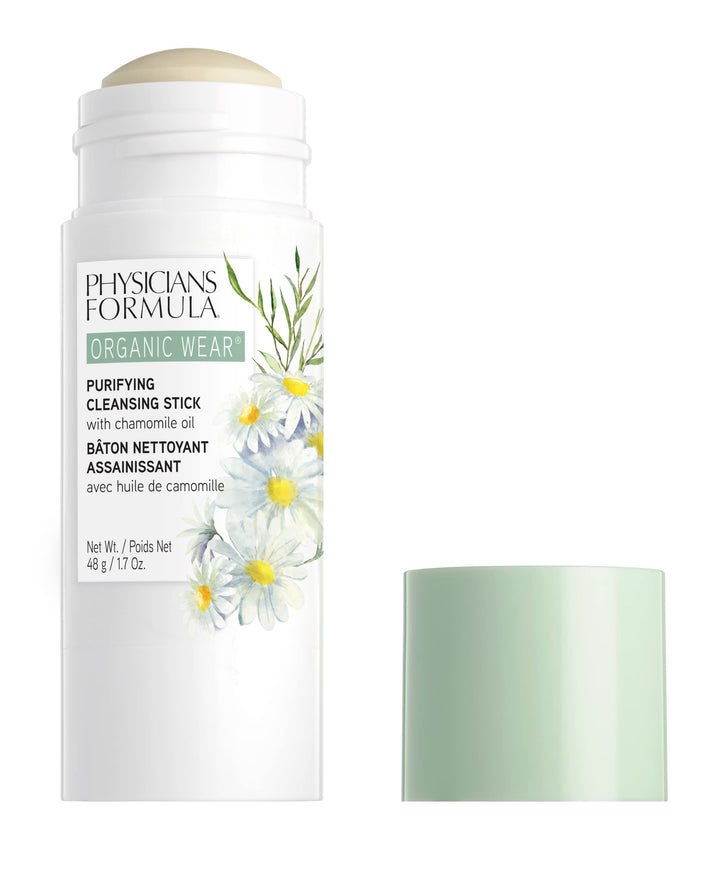 Physicians Formula Organic Wear Purifying Cleansing Stick, Cleanse, 1.7 Ounce