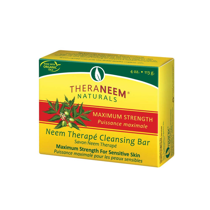 Maximum Strength Neem Oil Soap, Fragrance Free 4 oz by Organix South