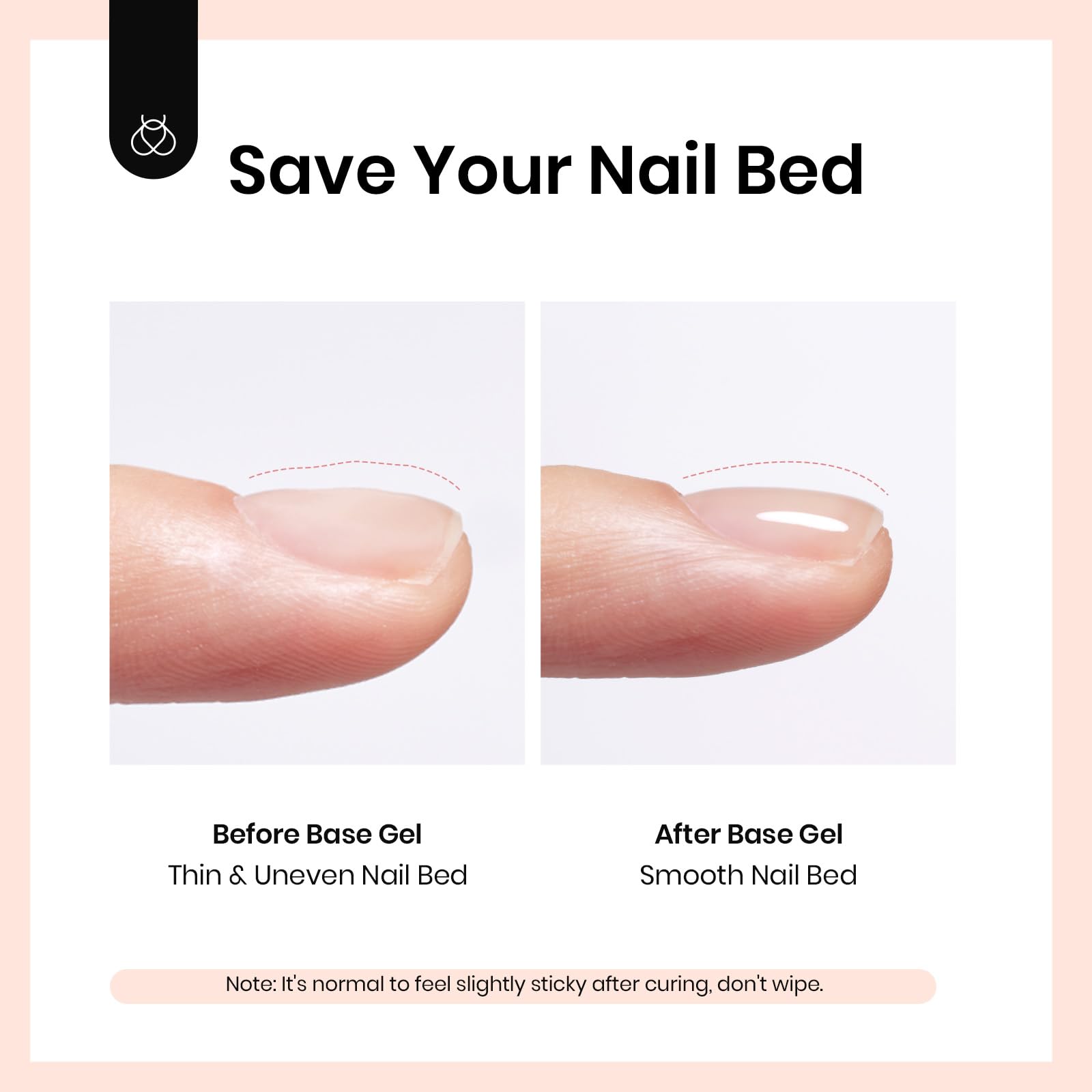 Beetles Peel-Off Gel Base Coat 15ml – Easy Removal Base Gel Nail Polish UV/LED Soak-Off, Damage-Free Low-Odor 7-10 Day Long-Lasting, Beginner & Salon Friendly