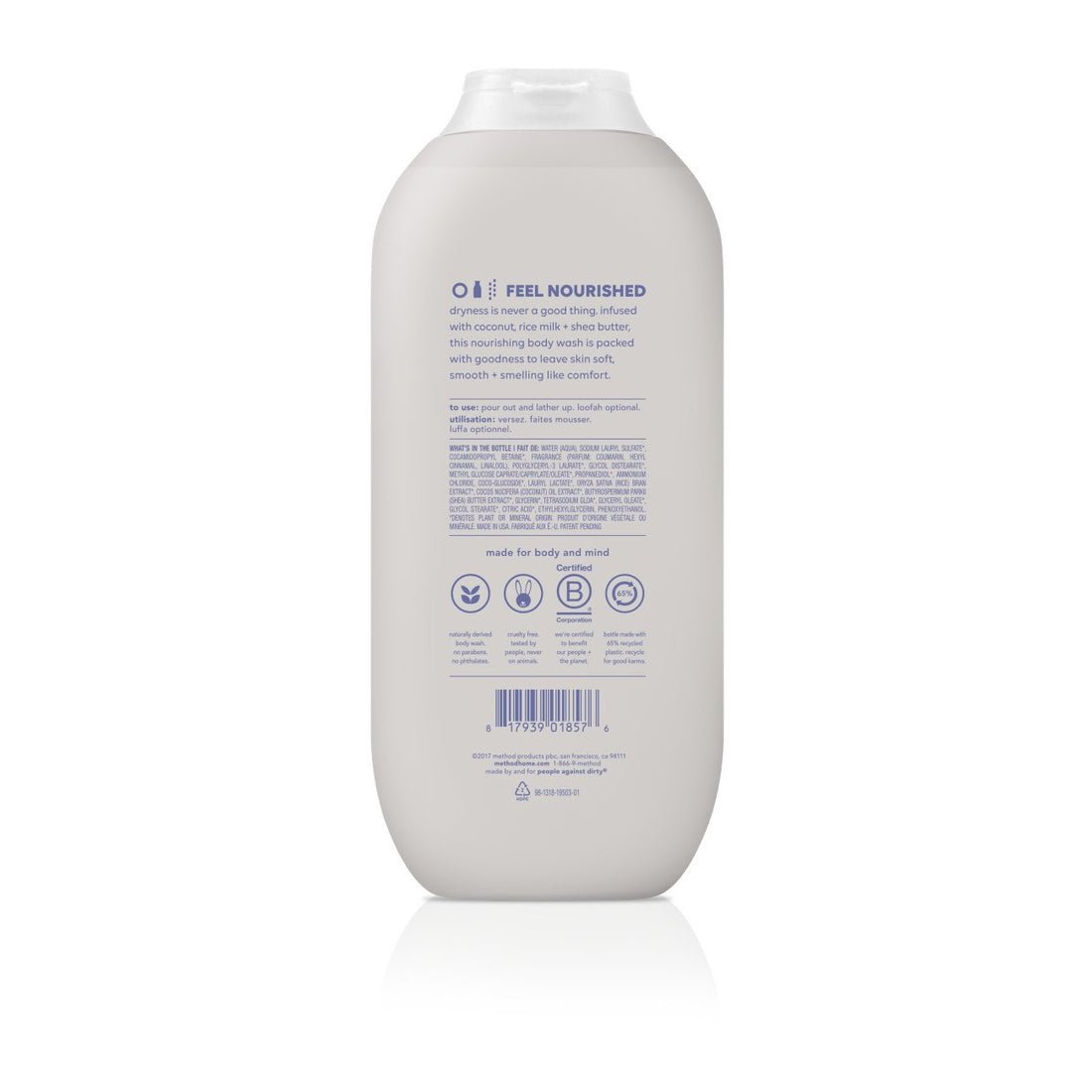 Method Body Wash, Simply Nourish, 18 Ounce (6 Count)