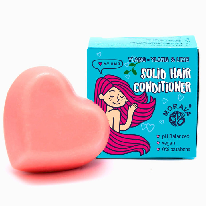 Morava Conditioner Bar: Hair Growth Promoter, Thickening & Moisturizing, Shiny & Strong, Restores Damaged Hair, Sulfate & Silicone Free, Vegan (for all hair types)