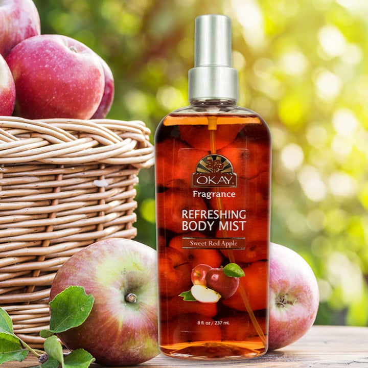 Okay Refreshing Body Mist, Sweet Red Apple, 8 oz.