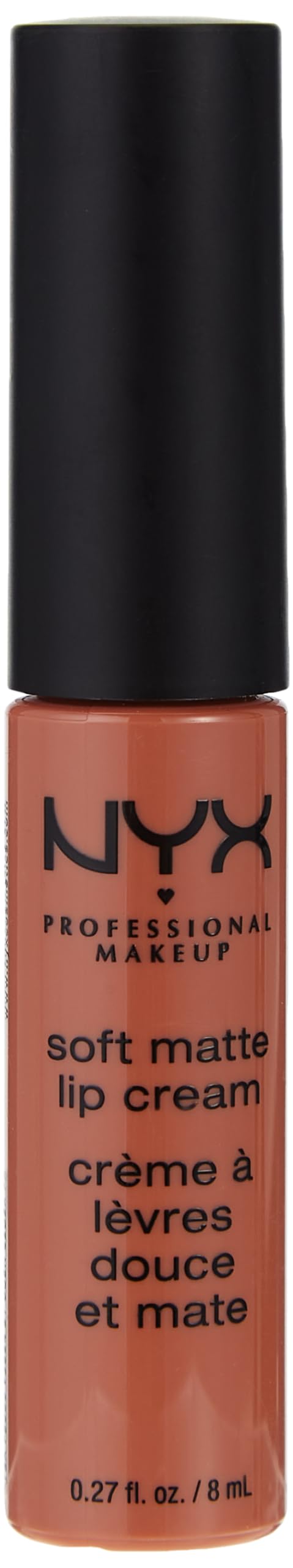 NYX PROFESSIONAL MAKEUP Soft Matte Lip Cream, Lightweight Liquid Lipstick - Abu Dhabi (Deep Rose-Beige)