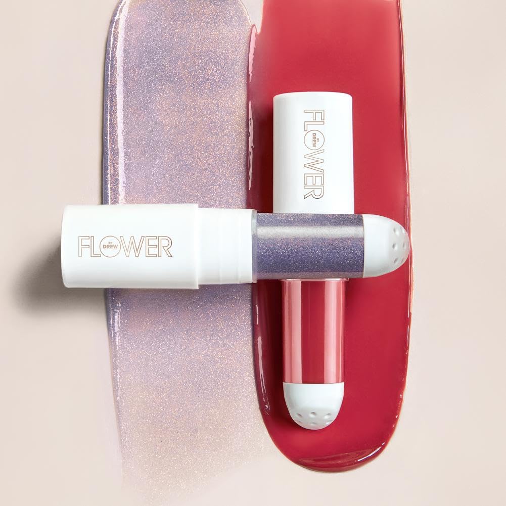 FLOWER BEAUTY Petal Pout Lip Mask | Hydrating Tinted Balm with Mango & Cocoa Butter | Vegan, Cruelty-Free Scented Lips Color | Lucky - Sweet Honey