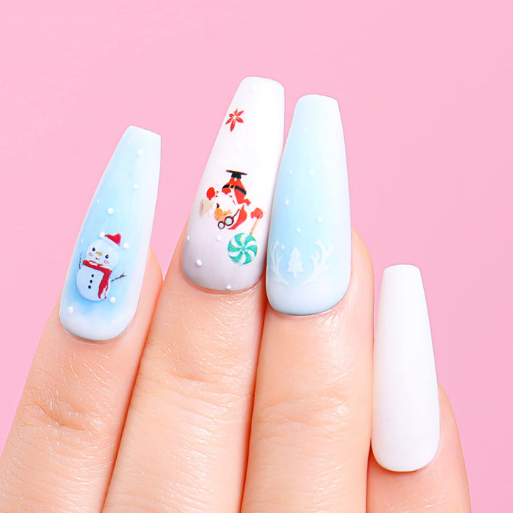 AIMEILI Soak Off Gel Nail Polish Blue Color Set Of 6pcs X 10ml - Kit Set 32