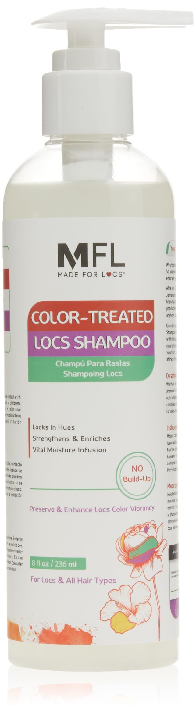 Made For Locs Castile Shampoo| 8 oz, No Dilution Needed, Natural Hair Clarifying Shampoo for Locs & Dreadlocks, 8 oz