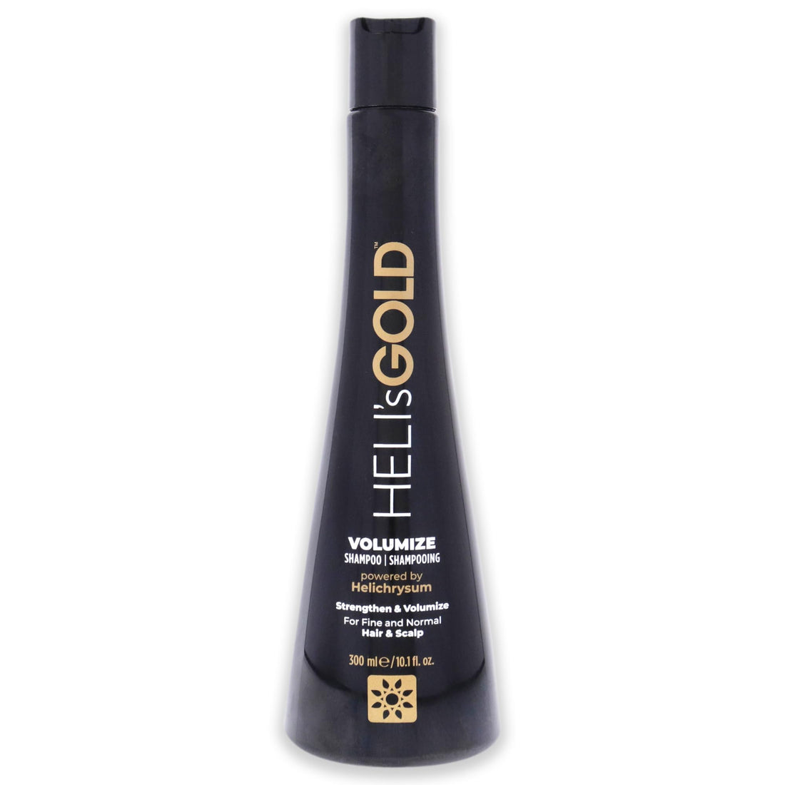 Heli's Gold Volumize Shampoo - Gently Cleanses And Rebalances Your Scalp - Promotes Stronger, Revitalized Growth - Increases Hair Density And Vitality - Fine, Thin And Lifeless Strands - 10.1 Oz