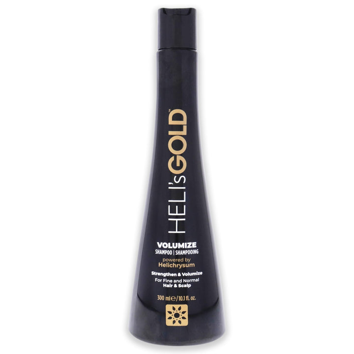 Heli's Gold Volumize Shampoo - Gently Cleanses And Rebalances Your Scalp - Promotes Stronger, Revitalized Growth - Increases Hair Density And Vitality - Fine, Thin And Lifeless Strands - 10.1 Oz