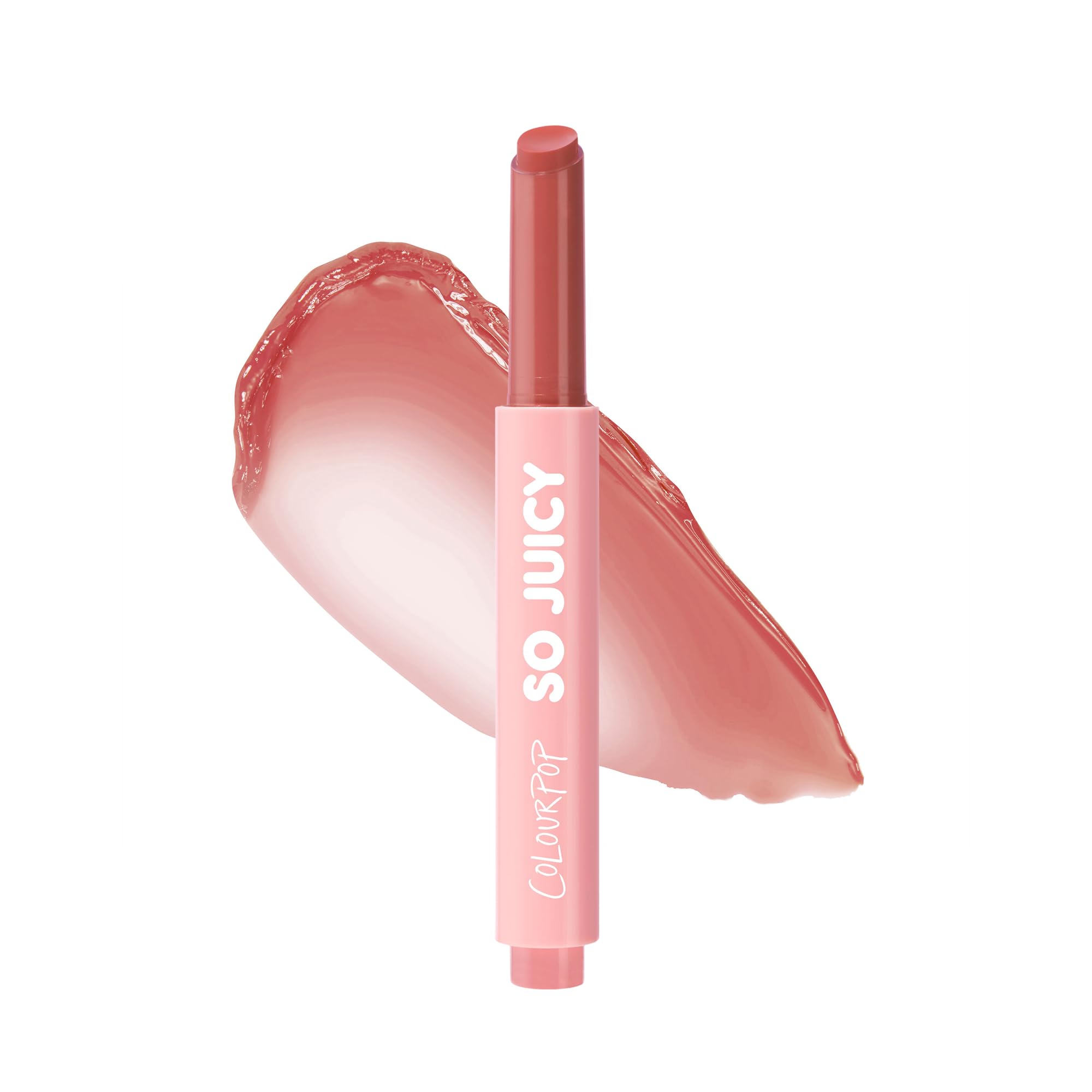 ColourPop So Juicy Plumping Lip Gloss Balm - Hydrating Lip Gloss & Balm Hybrid with Peptides - Non-Sticky Formula - Visibly Plumps Lips & Delivers Buildable Color - Vacay Mode (0.07 oz)