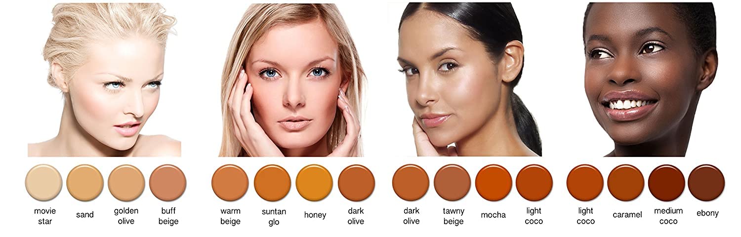 Art of Air Airbrush Makeup - Foundation 1/2oz Bottle Choose Color (Golden Olive)