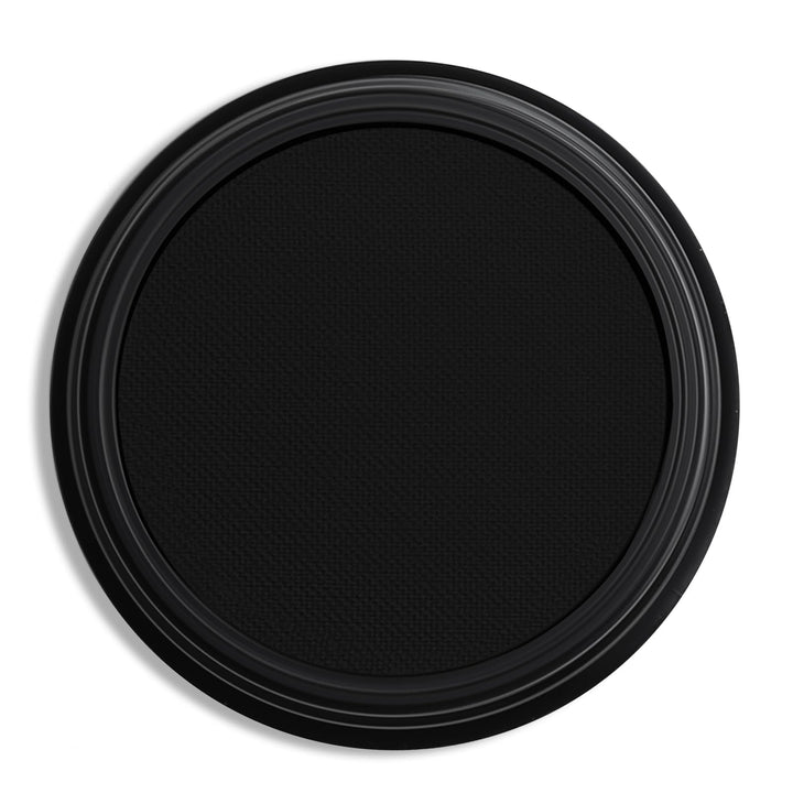 FIVEFULU Single Black Eyeshadow, Pressed Powder Matte Eye-Shadow Palette Make-up, Blendable Long Lasting High Pigment Black Eye Makeup Halloween Eye Paint & Face Body Paint