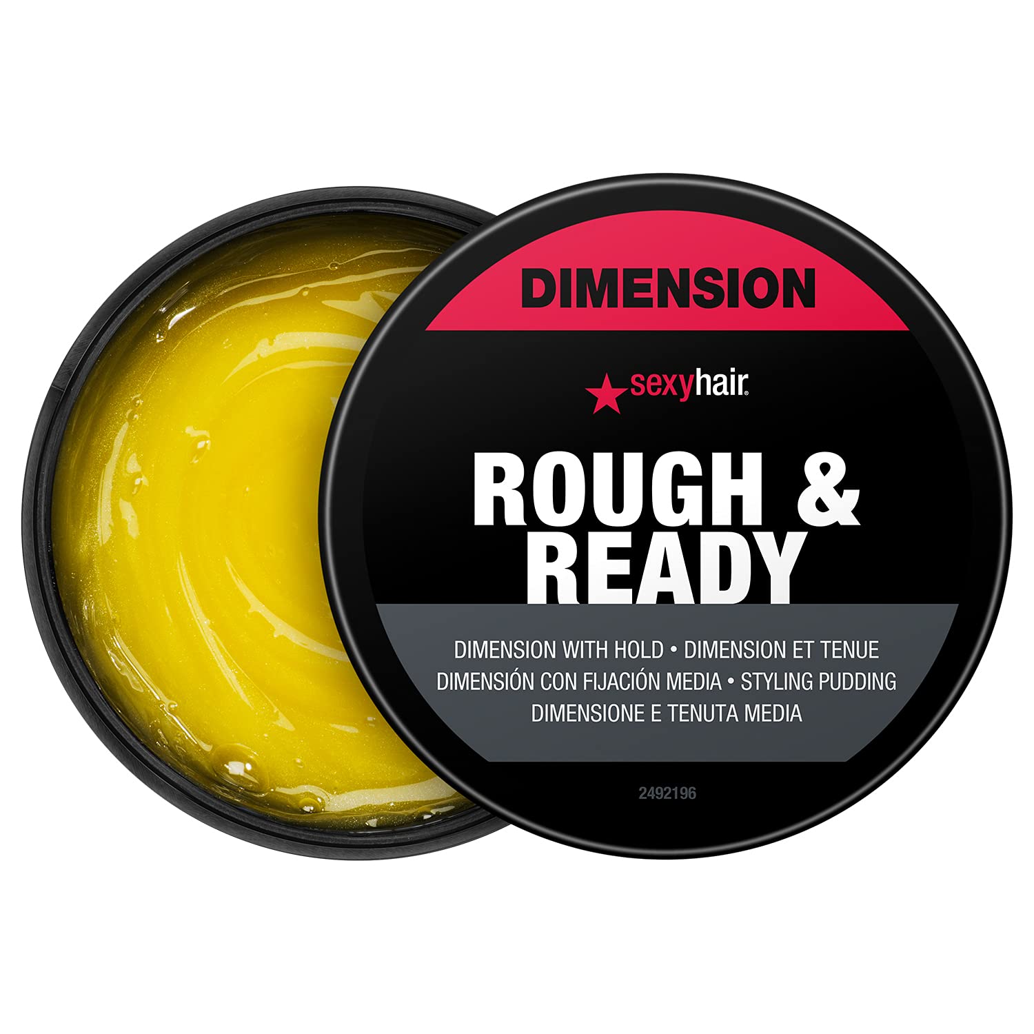 SexyHair Style Rough & Ready Dimension with Hold Styling Putty, 2.5 Oz