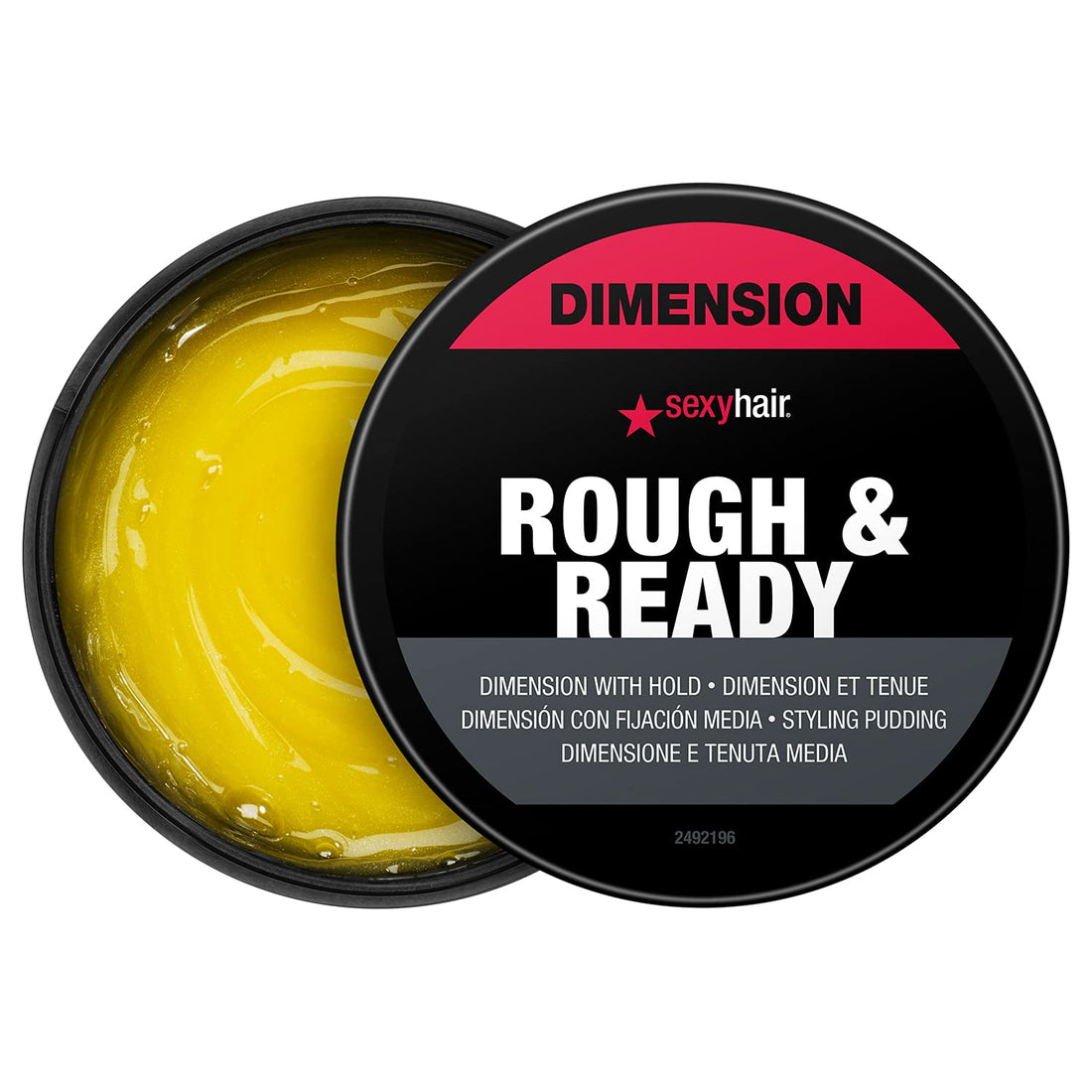SexyHair Style Rough & Ready Dimension with Hold Styling Putty, 2.5 Oz