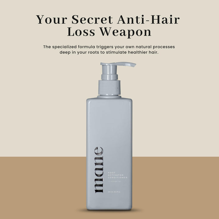 Hair Growth Conditioner for Men (250ml) - Thickening Conditioner for Stronger Follicles, Healthy Roots & Scalp - Volumize, Full & Thicker Hair for Men