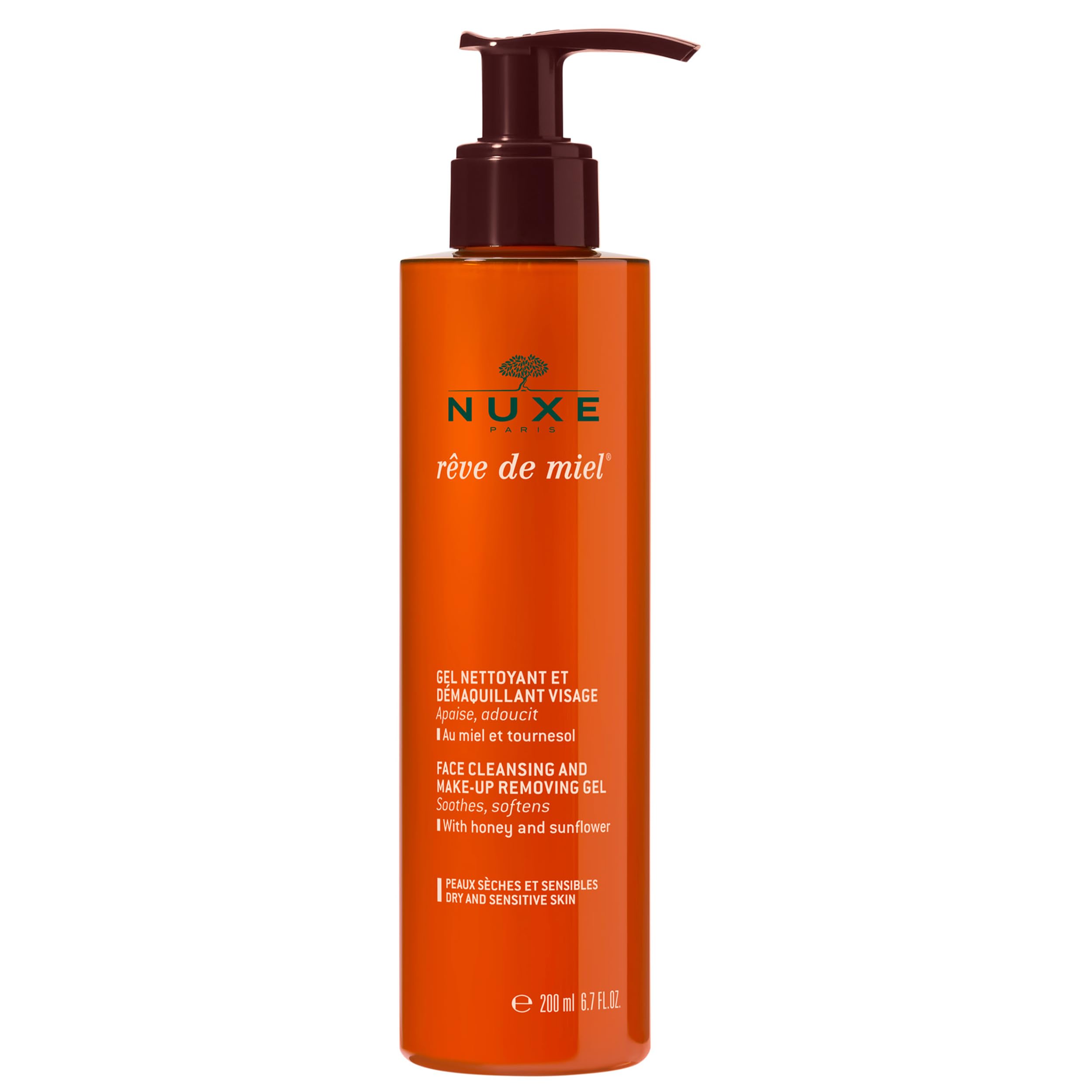 NUXE Rêve de Miel Face Cleansing and Make-Up Removing Gel, 6.7 fl. oz.