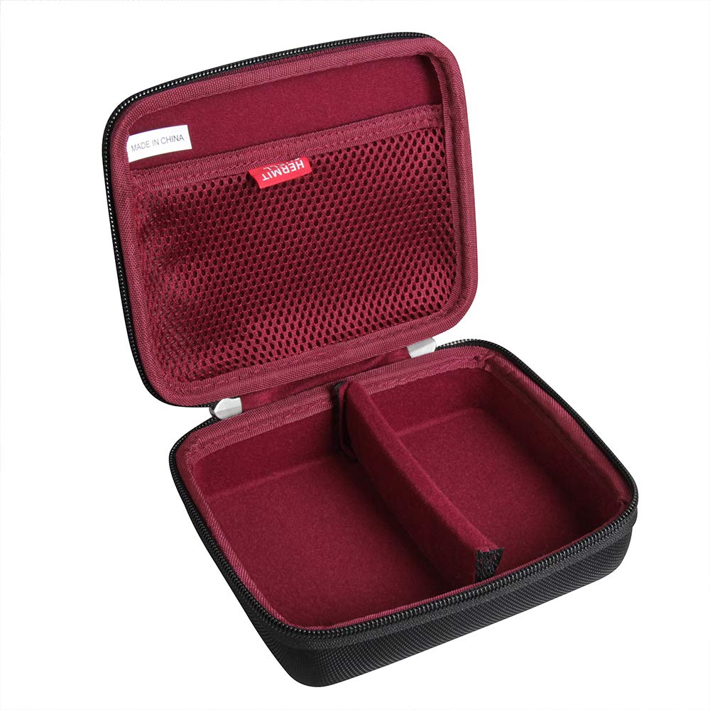 Hermitshell Hard Travel Case for Wahl Professional 8061-100 8164 5-Star Series Rechargeable Shaver Shaper (Black+Maroon)