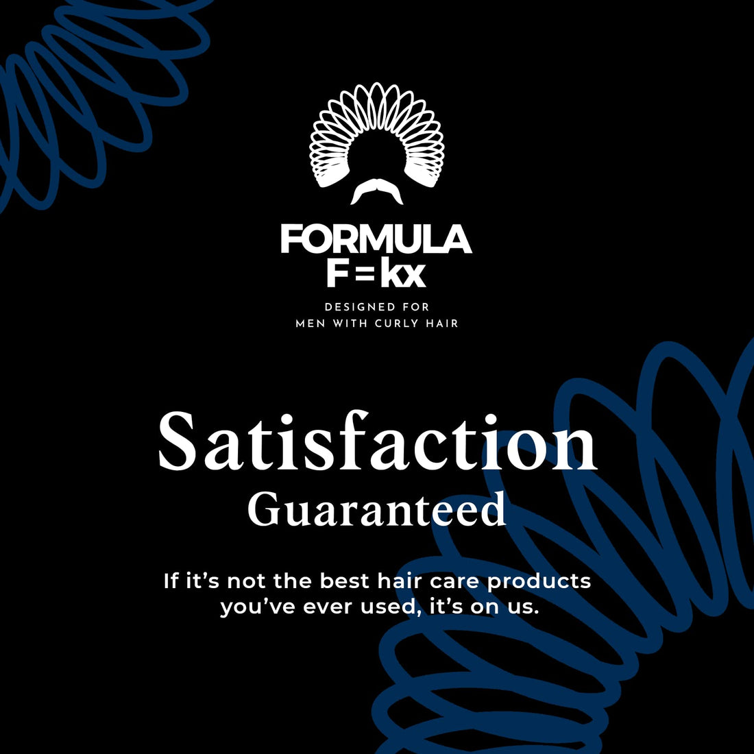 Formula F=kx - Curly Hair Product Set - Keratin, Aloe & Coffee Seed Extract Shampoo and Conditioner - For All Curl Types - Sulfate-Free - Ocean Scent - 8oz