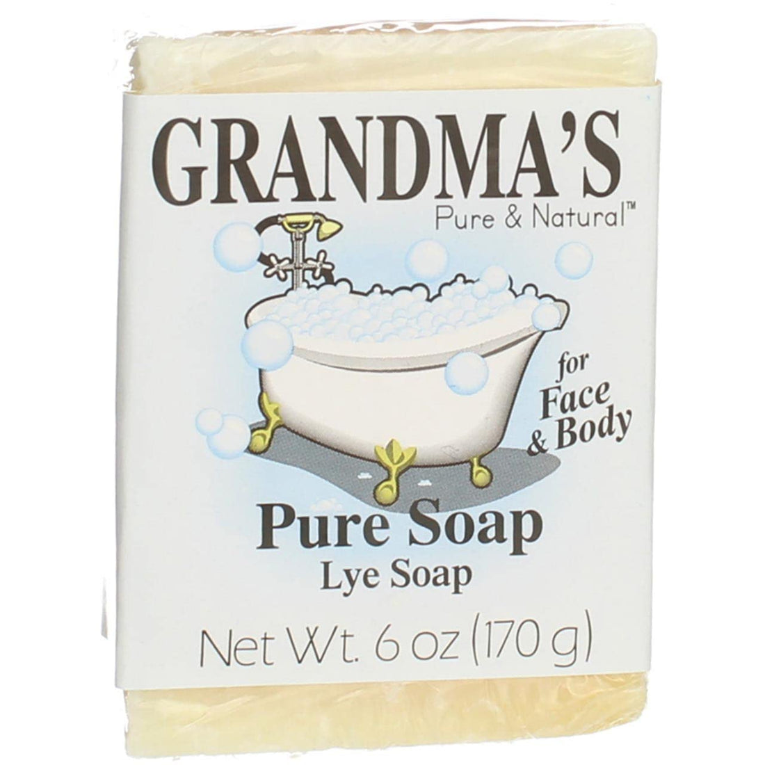Grandma's Lye Bar Soap (6 Pack)