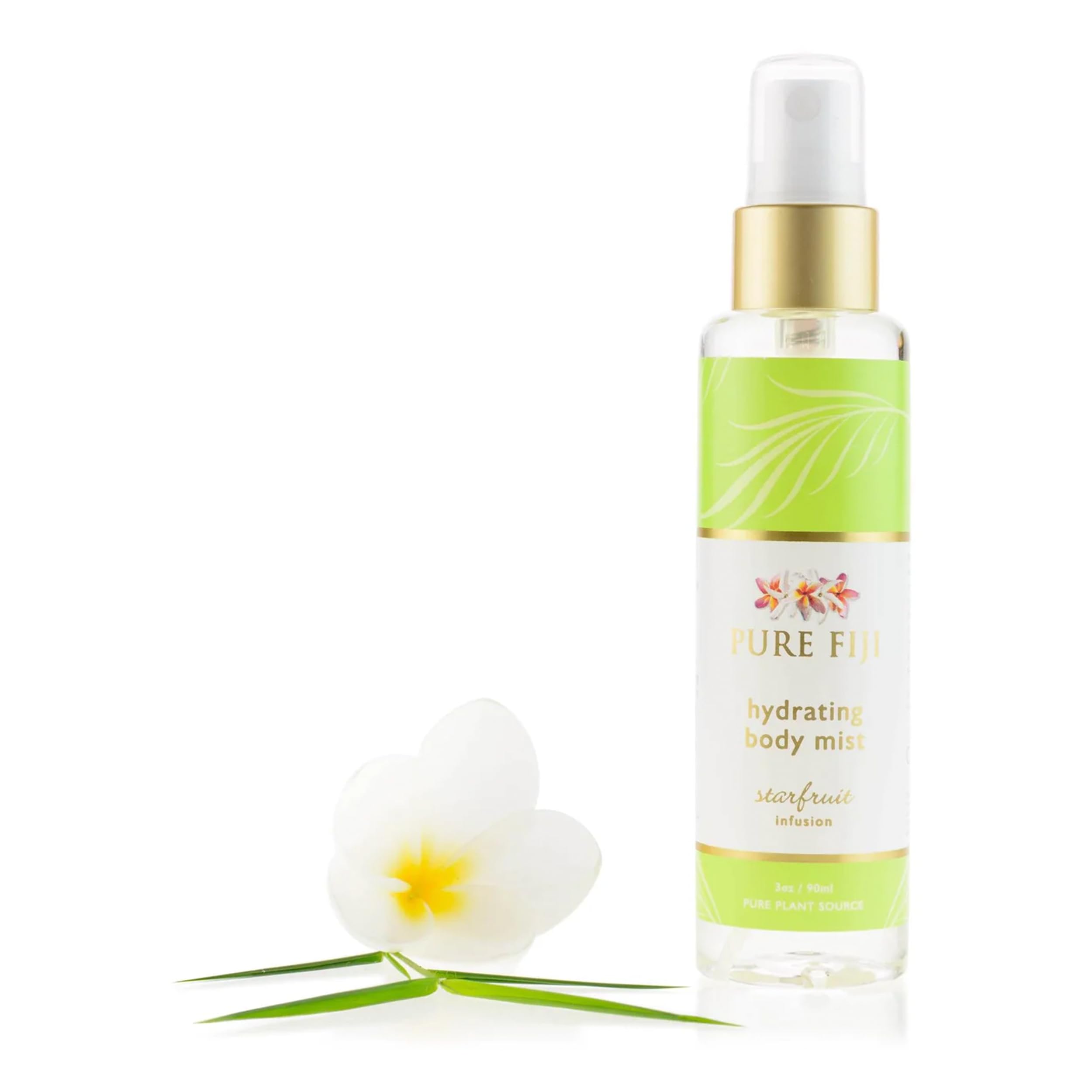 PURE FIJI Hydrating Body Oil Mist - Moisturizing Body Oil After Shower - Essential Natural Bath Oil - Hair and Spray Moisturizer, Starfruit, 3 oz