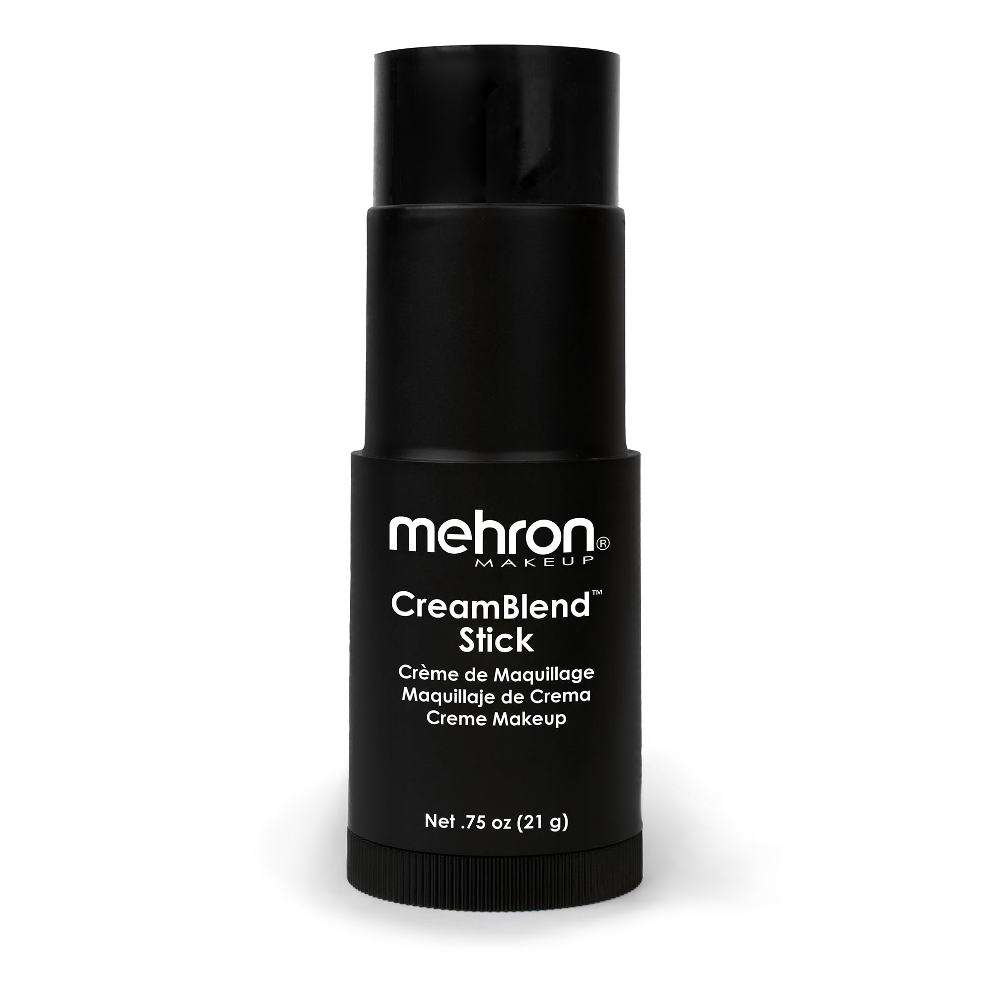 Mehron Makeup CreamBlend Stick, BLACK - .75oz