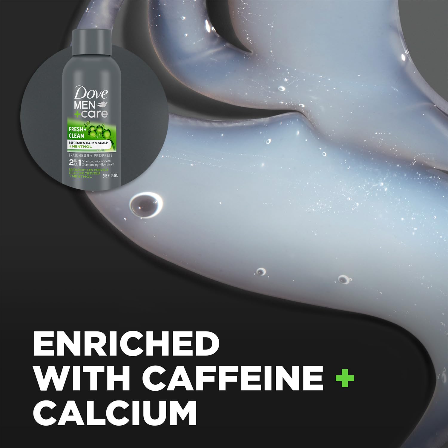 Dove Men+Care Bar Soap and Travel Shampoo Set –Extra Fresh 3-in-1 Cleansing Bar & Fresh + Clean 2-in-1 Shampoo and Conditioner (2 Piece Set)