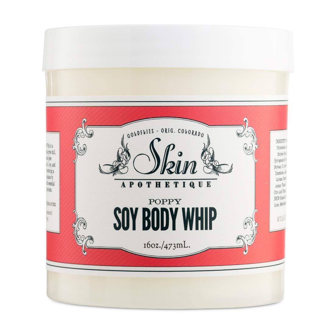 Skin An Apothecary Soy Body Whip, 16 Oz, Poppy