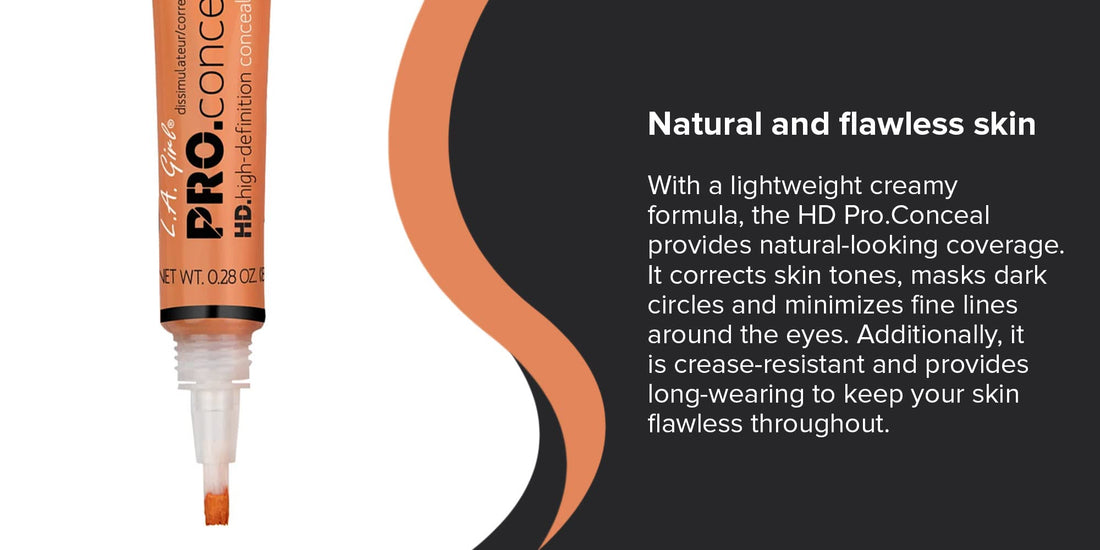 L.A. Girl Pro Conceal HD Concealer,0.28 Ounce (Orange Corrector)