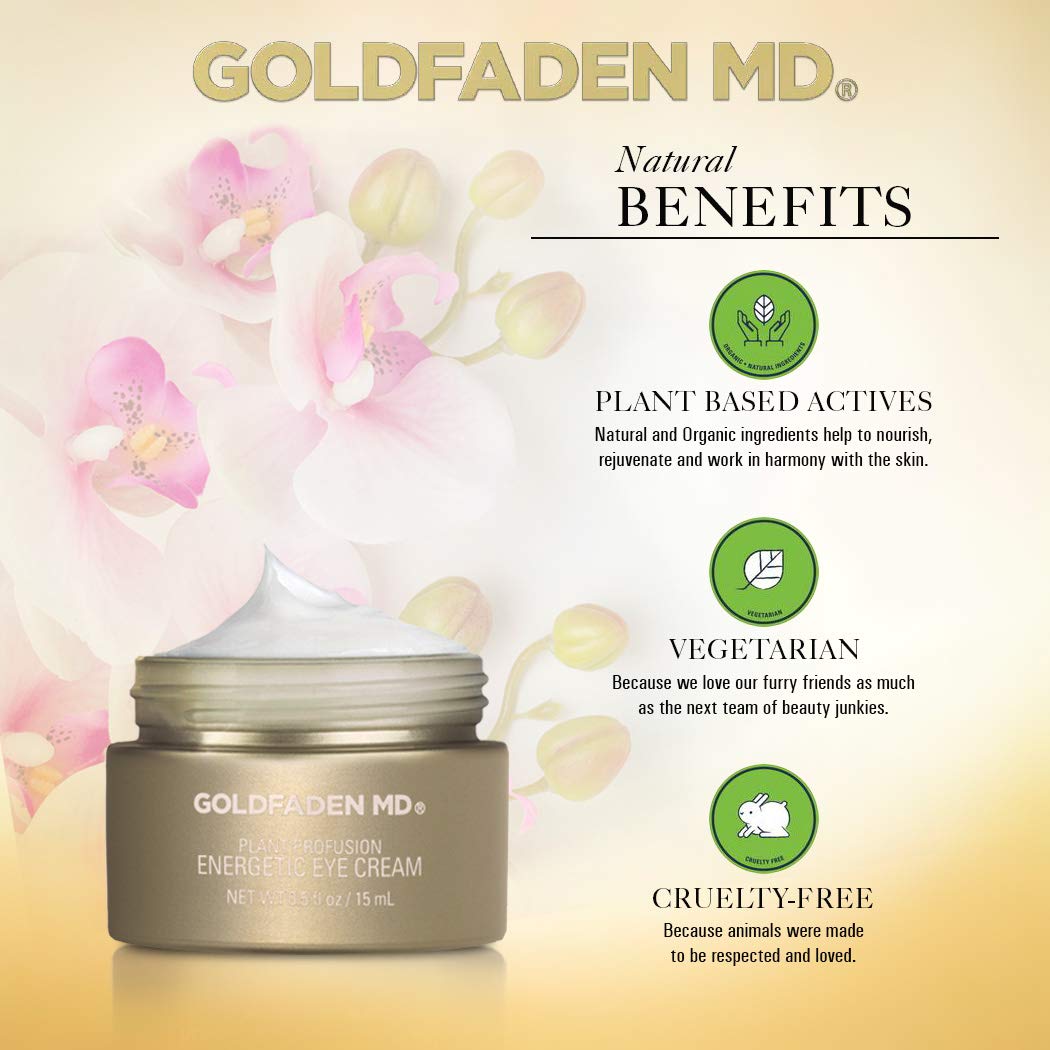 Goldfaden MD Plant Profusion Energetic Eye Cream, 0.5 Ounce