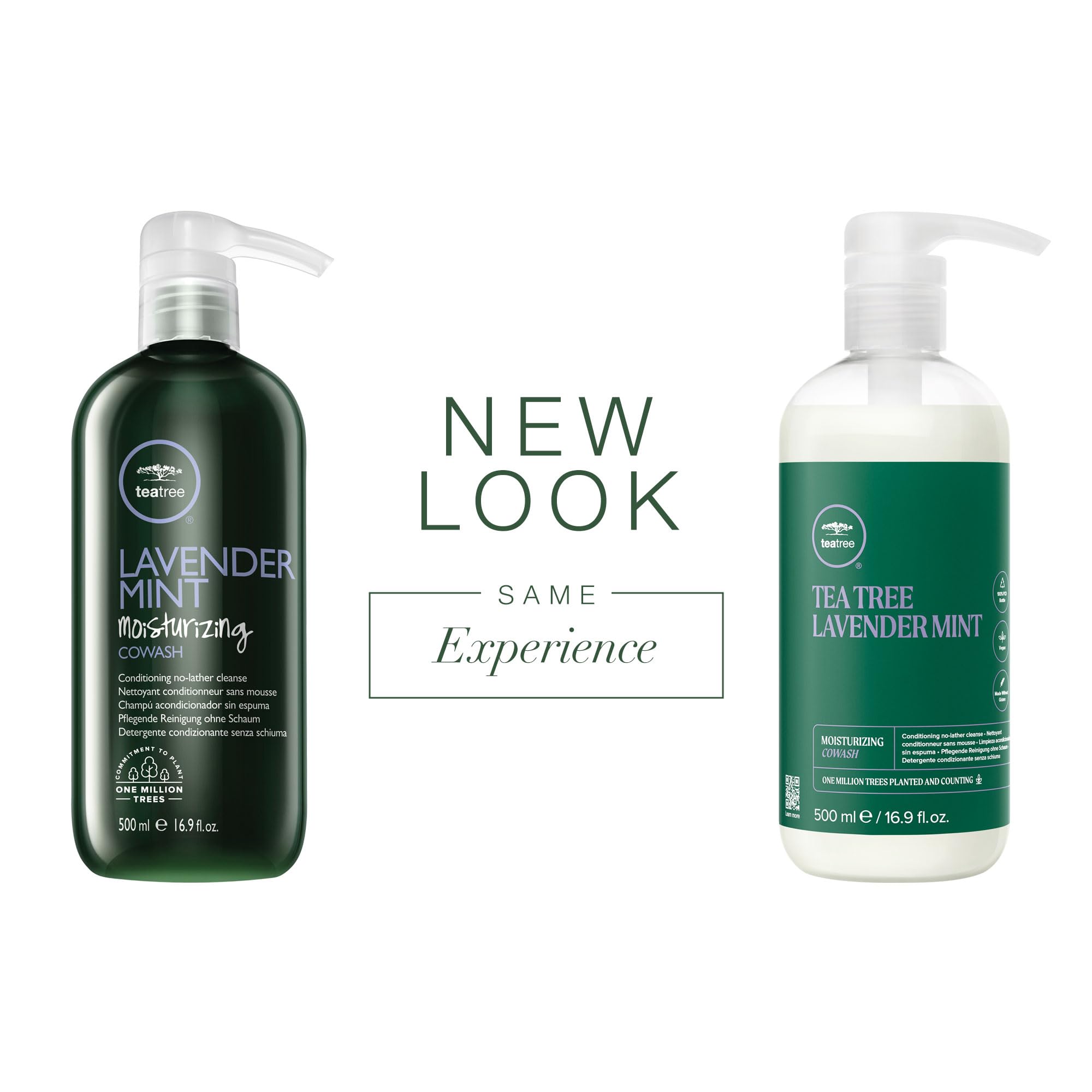 Tea Tree Lavender Mint Moisturizing Cowash, Cleansing Conditioner, For Coarse, Curly + Dry Hair, 16.9 fl. oz.