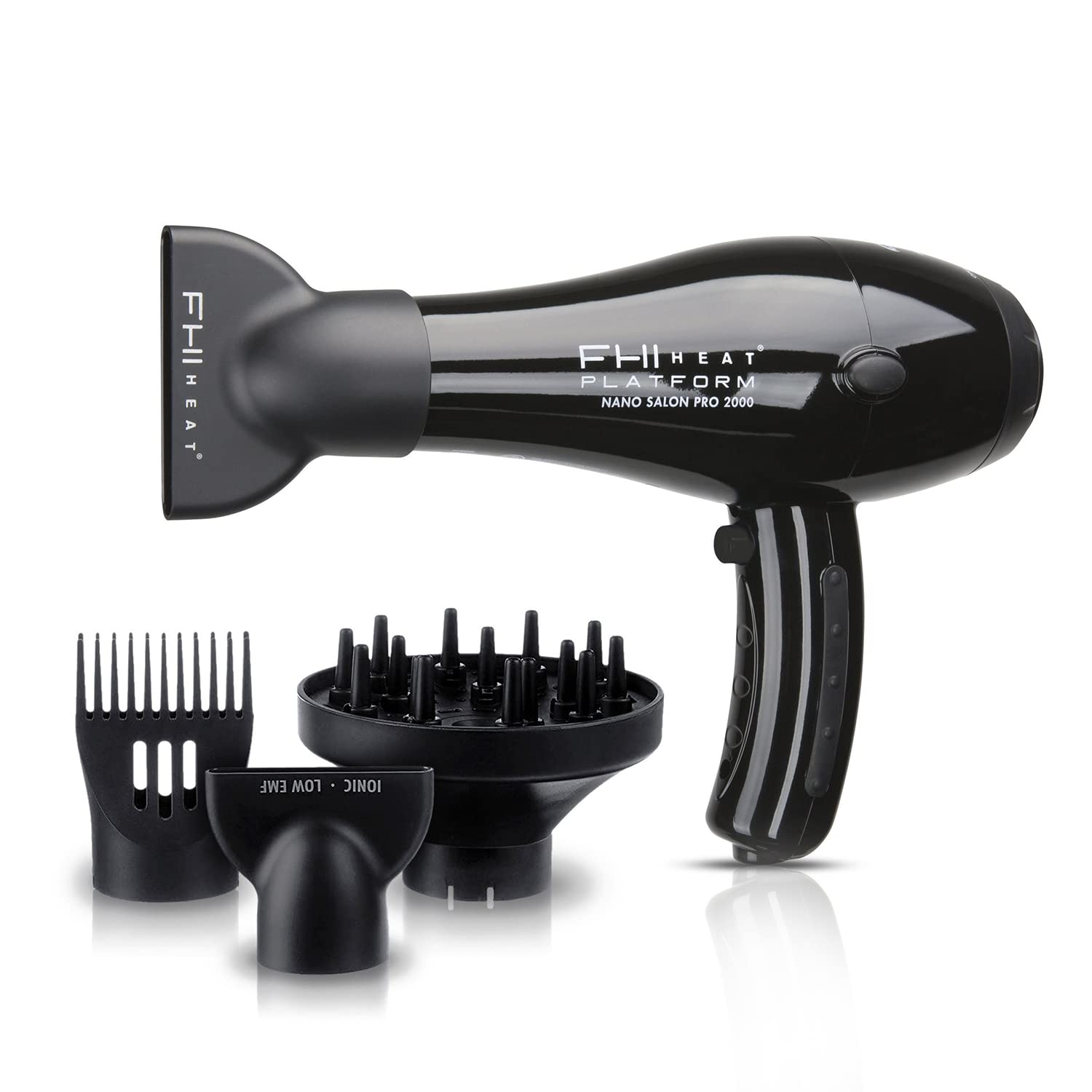 FHI Heat Platform Nano Salon Pro 2000 Powerful Tourmaline Ceramic Hair Dryer