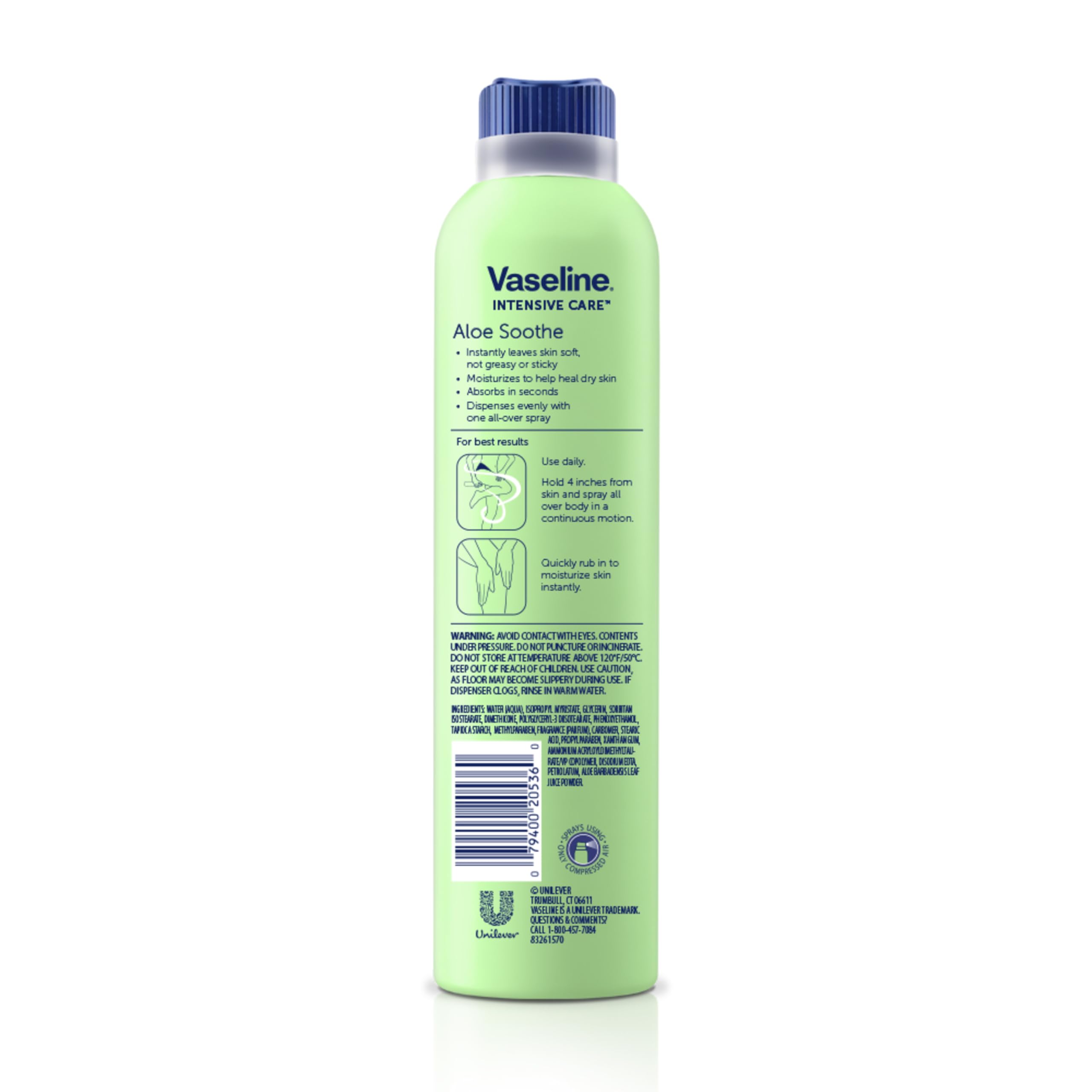 Vaseline® Intensive Care™ Aloe Soothe Spray, 6.5 Oz