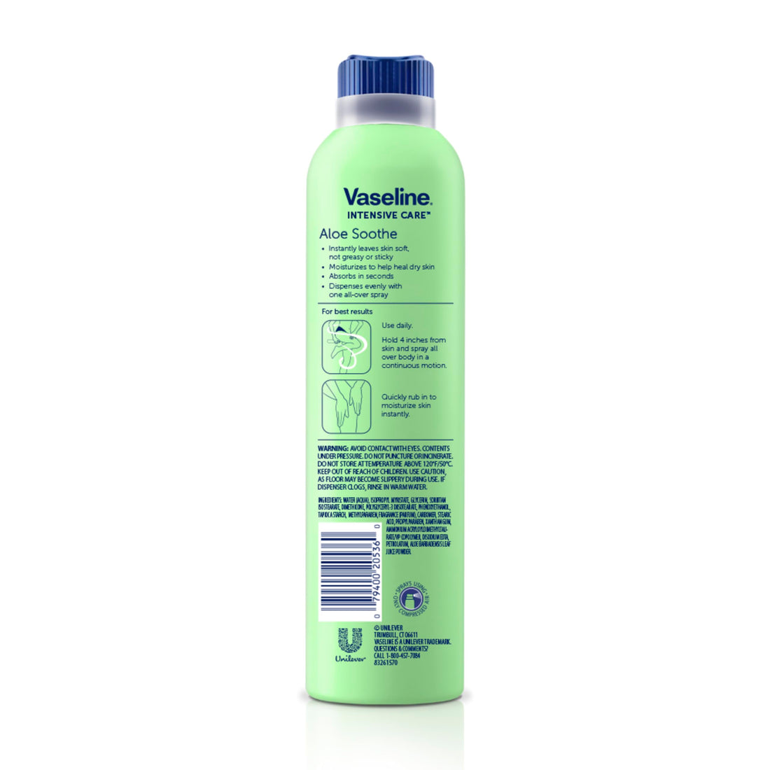 Vaseline® Intensive Care™ Aloe Soothe Spray, 6.5 Oz