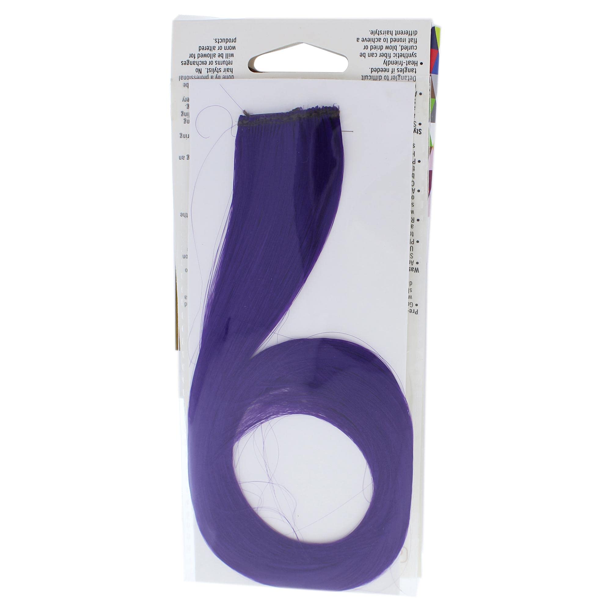 Hairdo Pop Color Strip Extension - Pink Sprinkles for Women - 18 Inch Hair Extension