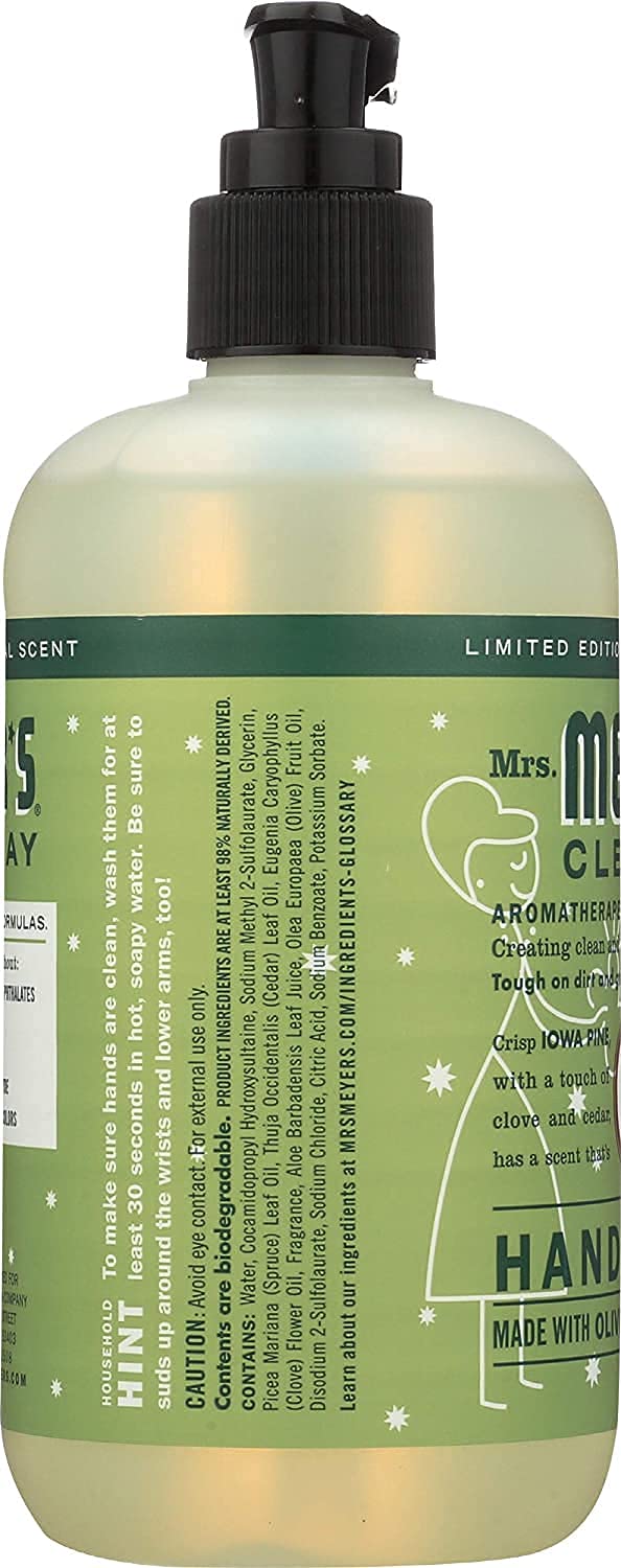 Mrs. Meyers Liquid Hand Soap - Iowa Pine - 12.5 oz - Pack of 6