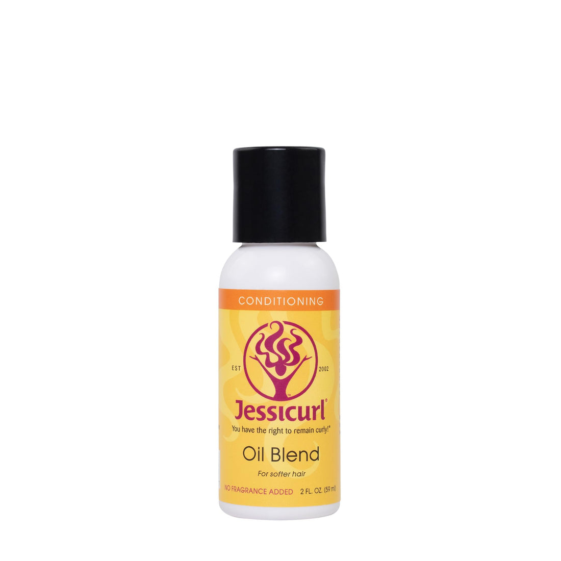 Jessicurl Oil Blend for Softer Hair, Citrus Fragrance Free, 2 Fluid Ounce